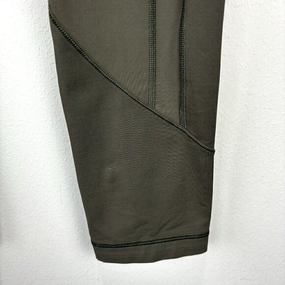 Lululemon All The Right Places Crop II *23" Dark Olive 6 - Picture 6 of 9